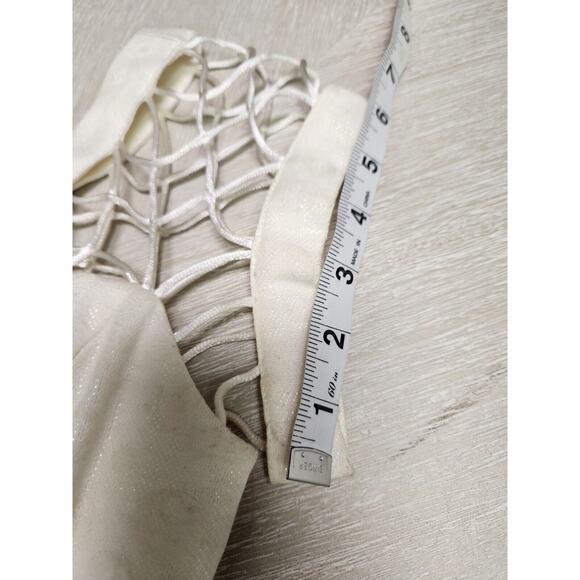 Tatyana Alika Pin-up Rockabilly Wedding White Circle Dress Size S - Picture 9 of 14